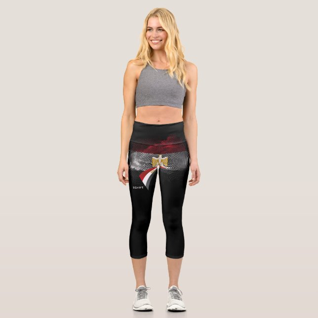 Egypt flag capri leggings (Front)