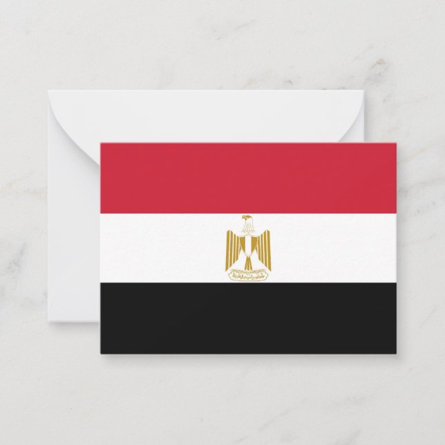 Egypt flag card (Front)