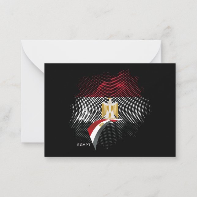 Egypt flag card (Front)
