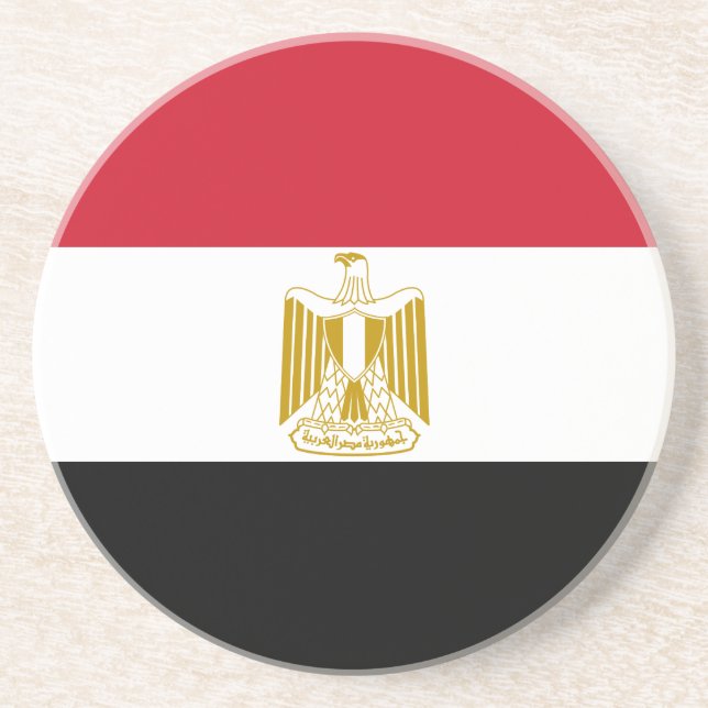 Egypt Flag Coaster (Front)