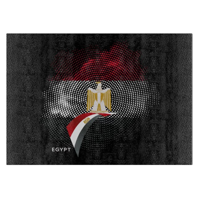 Egypt flag cutting board (Front)