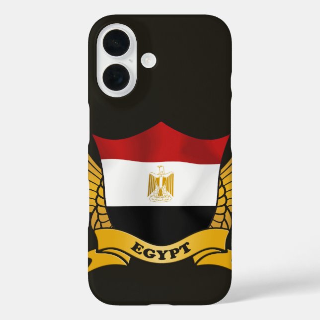 Egypt Flag Emblem Case-Mate iPhone Case (Back)