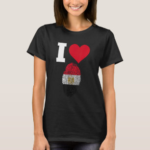 Egypt flag for Egypt   I Love Egypt T-Shirt