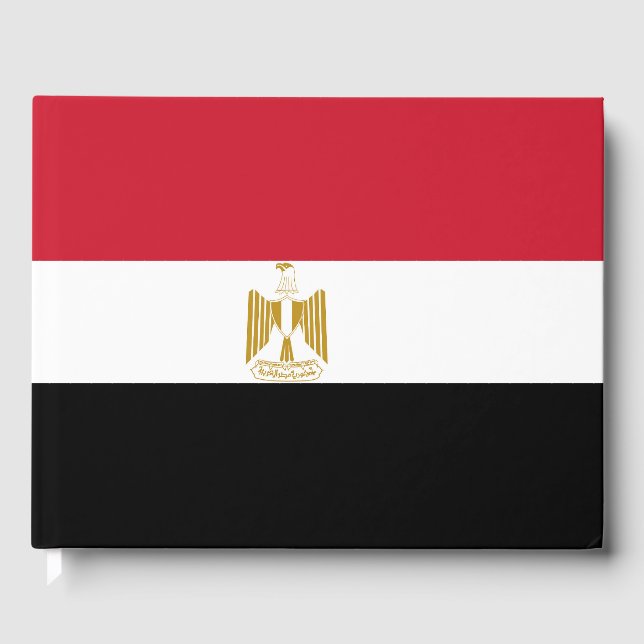 Egypt flag guest book (Front)