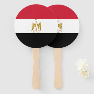 Egypt flag hand fan