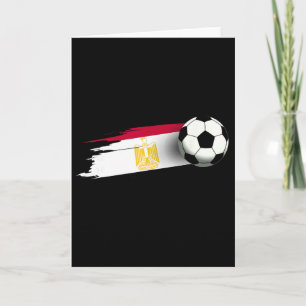 Egypt Flag Jersey Egyptian Soccer Team Egyptian Card
