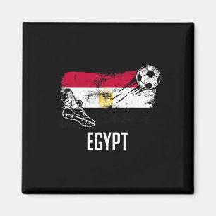 Egypt Flag Jersey Egyptian Soccer Team Egyptian  Magnet