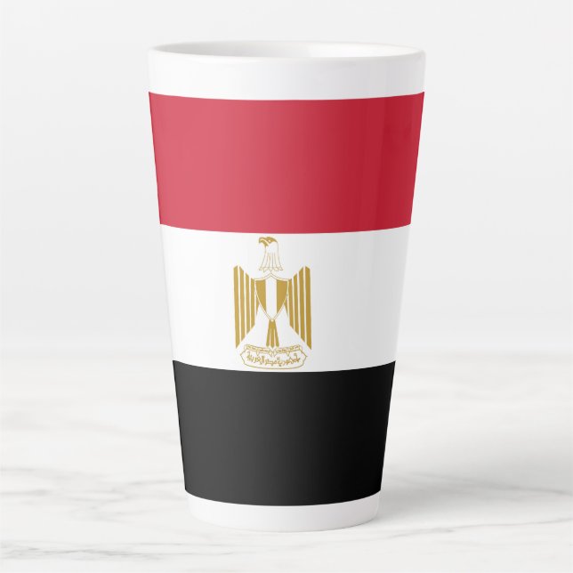 Egypt flag latte mug (Front)