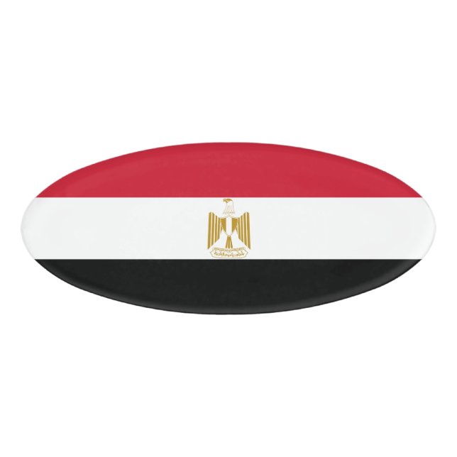 Egypt flag name tag (Front)