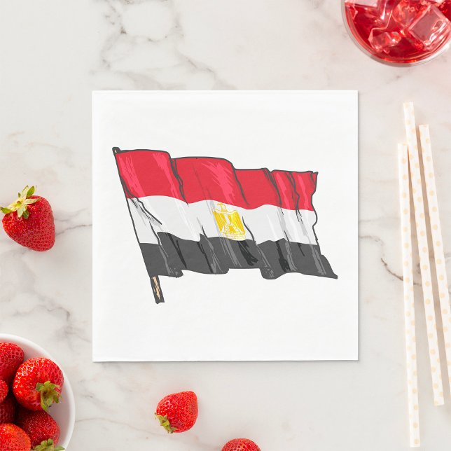Egypt Flag Napkin (Creator Uploaded)