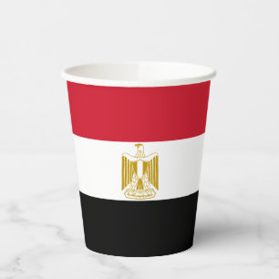 Egypt Flag Paper Cups