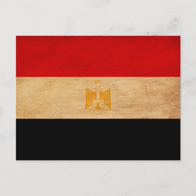 Egypt Flag Postcard (Front)