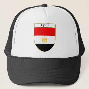 Egypt Flag Shield Trucker Hat