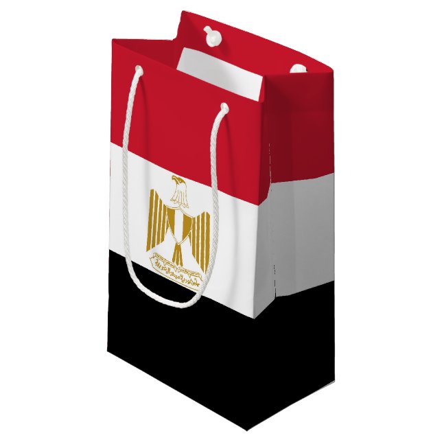 Egypt flag small gift bag (Front Angled)