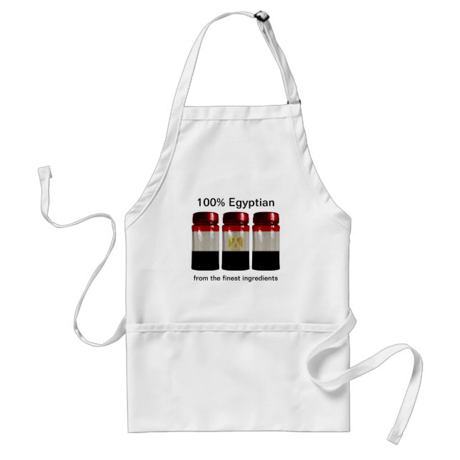 Egypt Flag Spice Jars Apron (Front)
