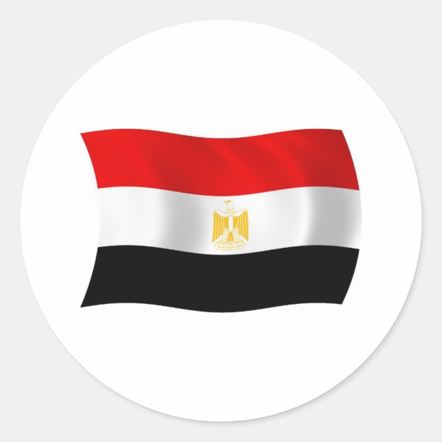 Egypt Flag Sticker (Front)