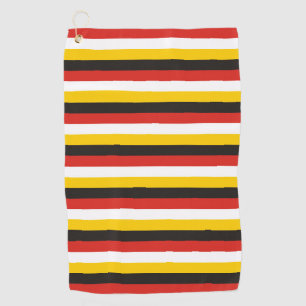 Egypt flag stripes country pattern symbol black re golf towel