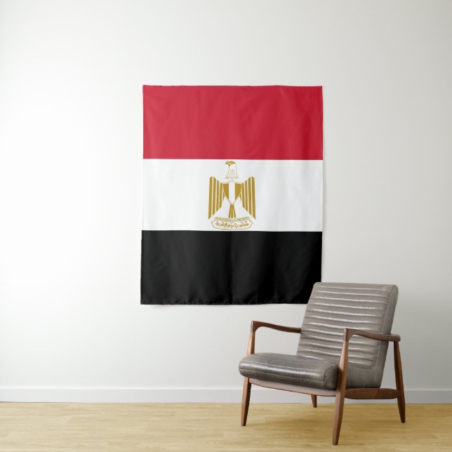 Egypt flag tapestry (In Situ)
