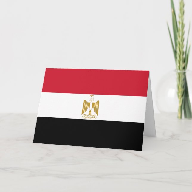 Egypt flag thank you card (Front)