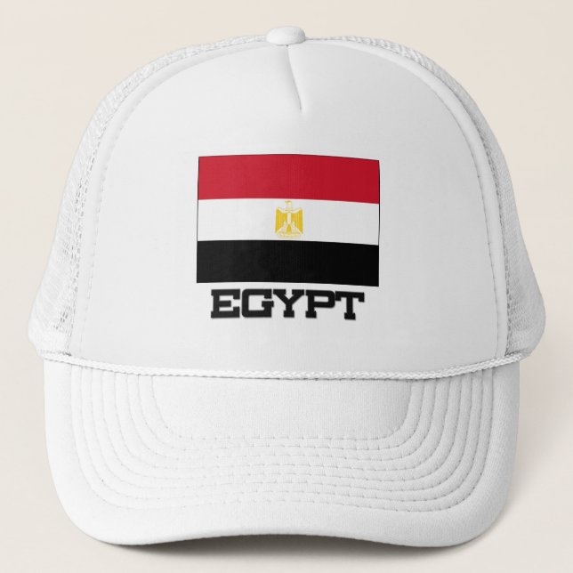 Egypt Flag Trucker Hat (Front)