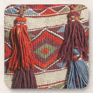 Egypt, Giza. Camel blanket at the Pyramids of Coaster