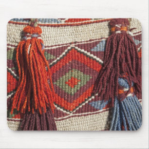 Egypt, Giza. Camel blanket at the Pyramids of Mouse Pad