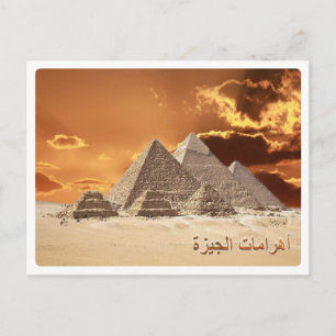 Egypt - Giza - Necropoli - Postcard