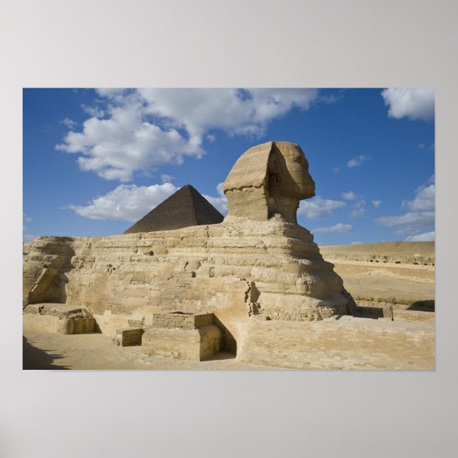 Egypt, Giza. The great Sphynx rises above the 2 Poster (Front)