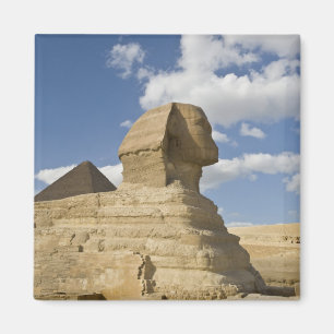 Egypt, Giza. The great Sphynx rises above the Magnet