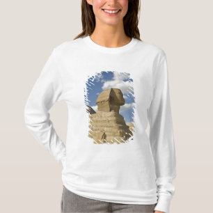 Egypt, Giza. The great Sphynx rises above the T-Shirt