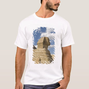 Egypt, Giza. The great Sphynx rises above the T-Shirt