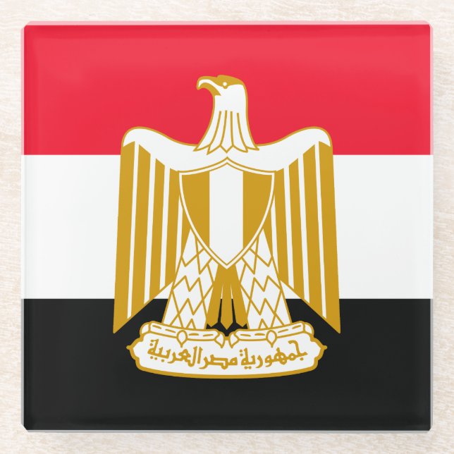 Egypt Glass Coaster (Front)