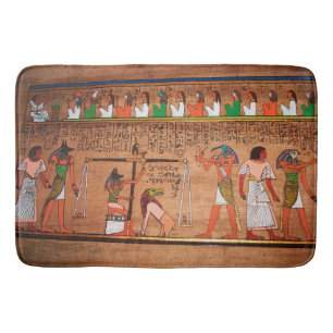 Egypt-Hieroglyphs Bath Mat