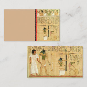 Egypt-Hieroglyphs Business Card
