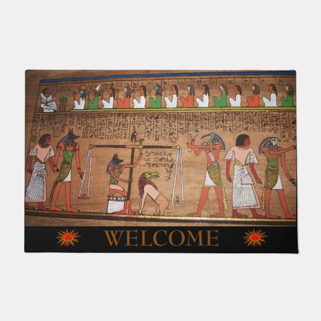 Egypt-Hieroglyphs Doormat (Front)