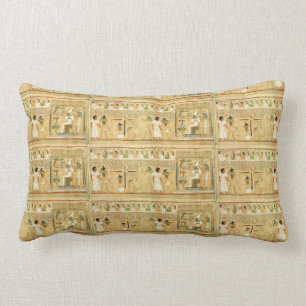 Egypt-Hieroglyphs Lumbar Pillow
