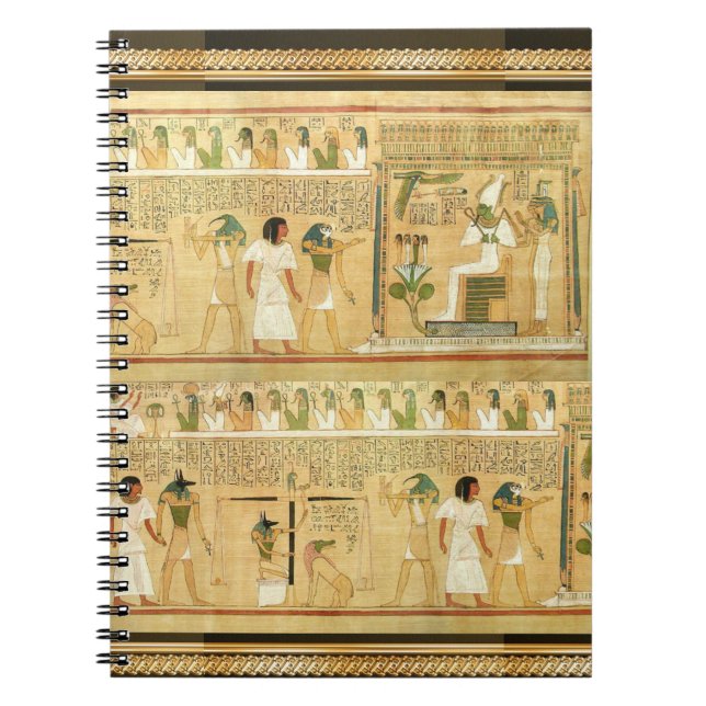 Egypt-Hieroglyphs Notebook (Front)