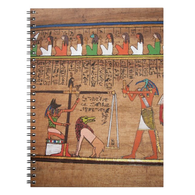 Egypt-Hieroglyphs Notebook (Front)