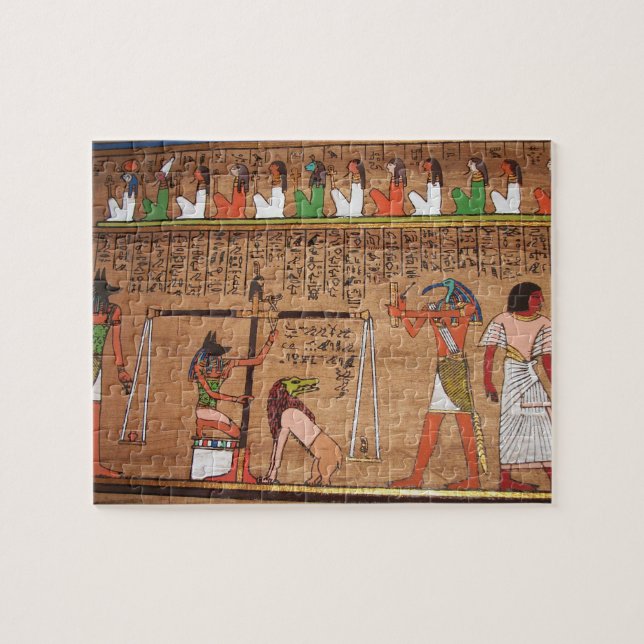 Egypt-Hieroglyphs Puzzle (Horizontal)