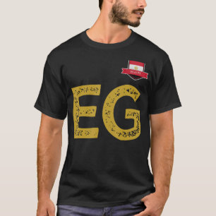 Egypt Human-Flag Group Letter E and G Egypt T-Shirt