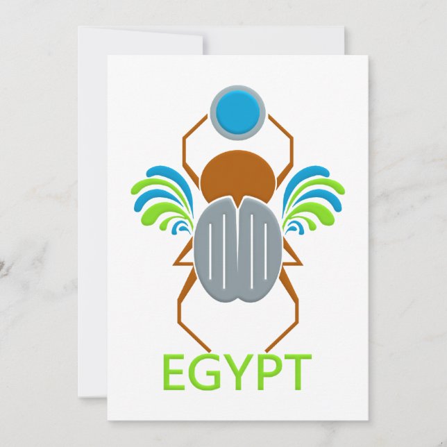 EGYPT invitation - customise (Front)