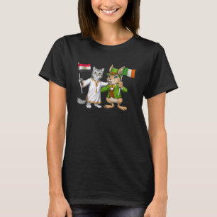 Egypt Ireland Flag Egyptian Roots Irish Heritage T-Shirt