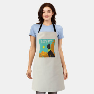 Egypt   Land of  Feline Royalty Apron