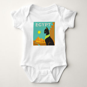 Egypt   Land of  Feline Royalty Baby Bodysuit