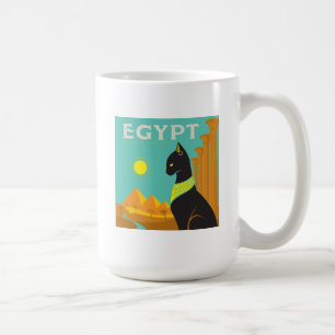 Egypt   Land of  Feline Royalty Coffee Mug