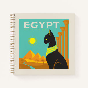 Egypt   Land of  Feline Royalty Notebook