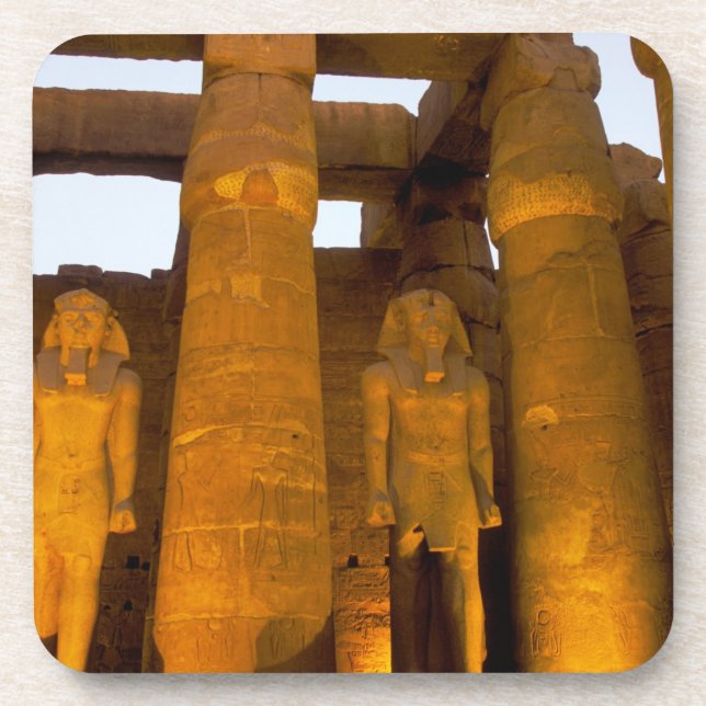 Egypt, Luxor.  Karnack Temple. Coaster (Front)