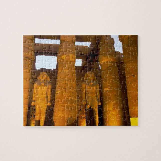 Egypt, Luxor.  Karnack Temple. Jigsaw Puzzle (Horizontal)