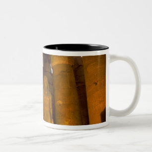 Egypt, Luxor.  Karnack Temple. Two-Tone Coffee Mug