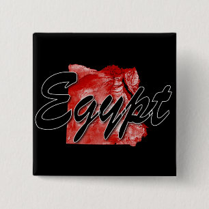 Egypt map 15 cm square badge